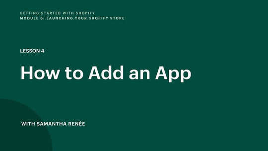 How to add an app to the store