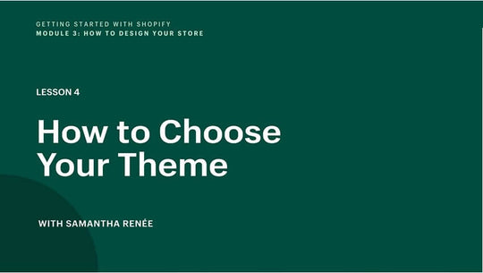 How to choose a theme for a Shopify store