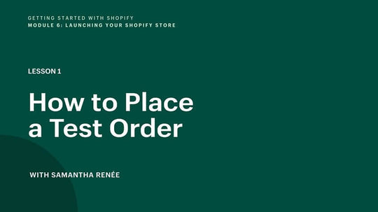 How to place a test order