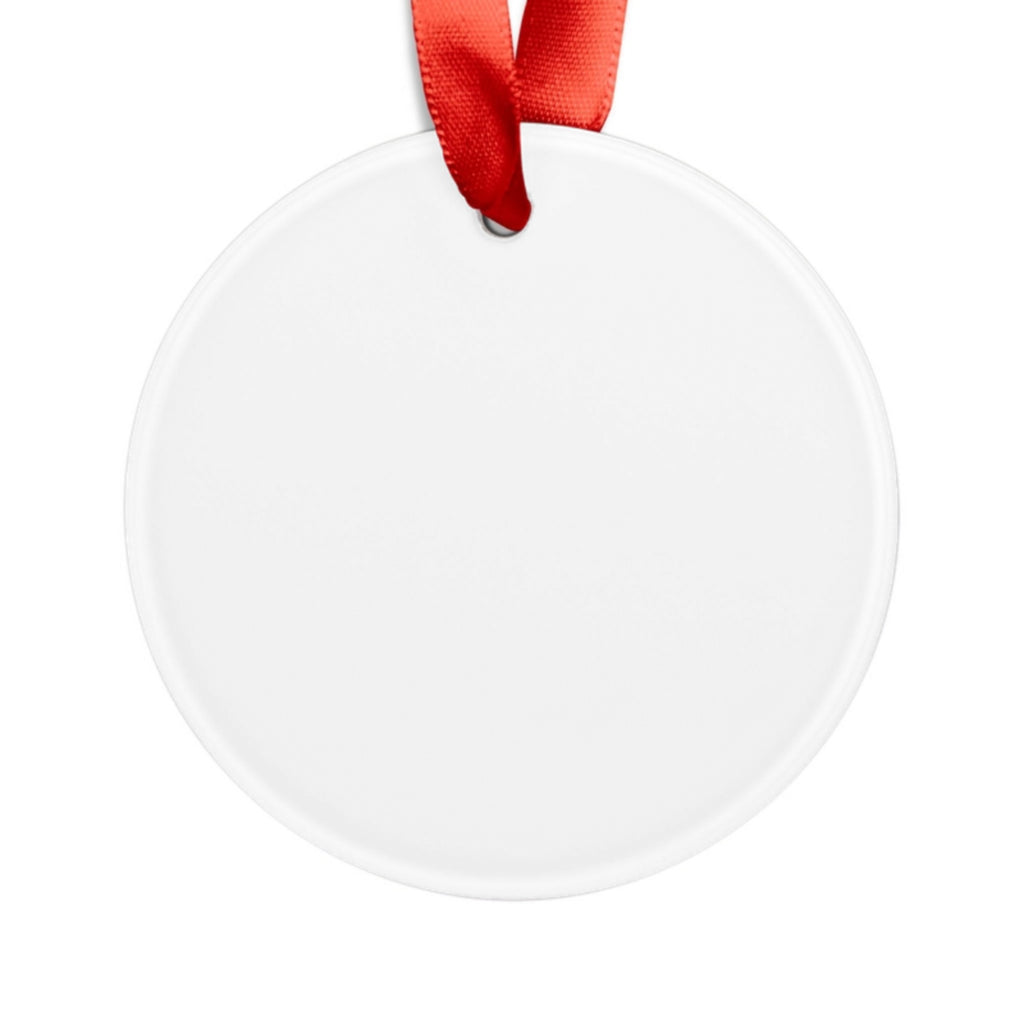 Acrylic Ornament with Ribbon